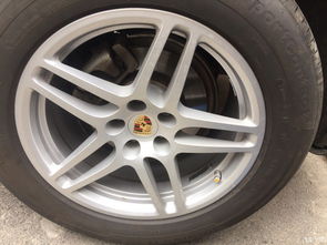 原厂保时捷Macan轮毂盖彩标转让，四个一套，车友福利